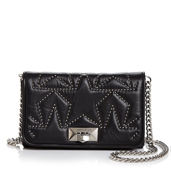Jimmy Choo Handbags - Jimmy Choo Helia Studded Star Shoulder Bag $1395